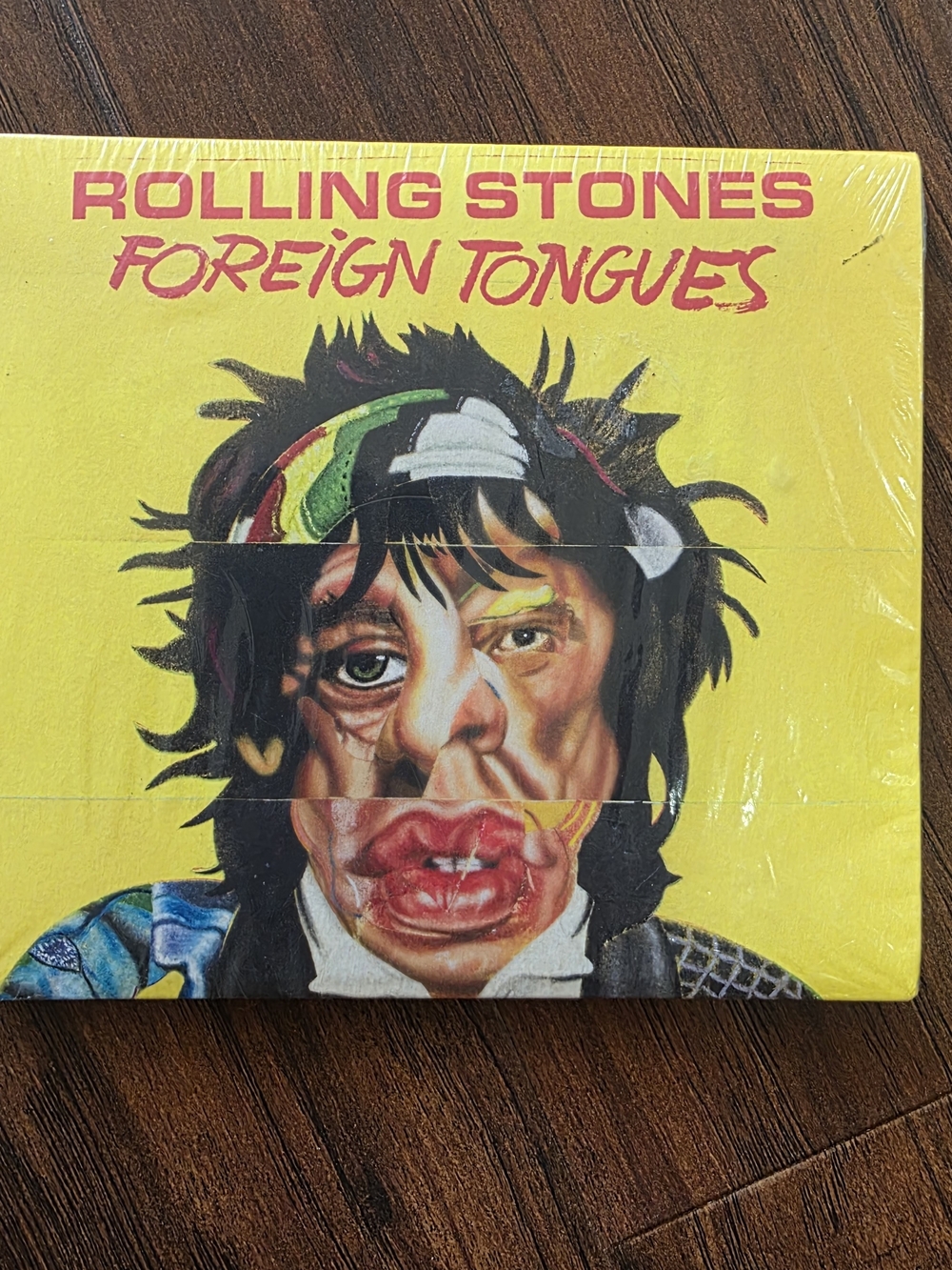 the Rolling Stones Foreign Tongues CD - Yellow, Black, Red